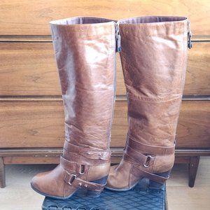 RUDSAK Brown Leather Boots - Size 39 New